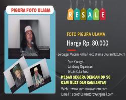Jual Pigura Foto Ulama dan Disain Suka