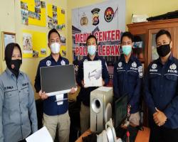 Humas Polres Lebak Menerima Hibah Dron