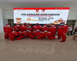 GUBERNUR SULUT LEPAS KONTINGEN PON