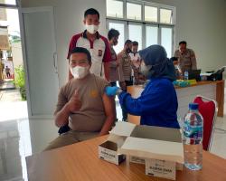 Kapolres Lebak dan Personil mengikuti 