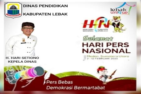 Ucapan selamat Hari Pers Nasional 2023