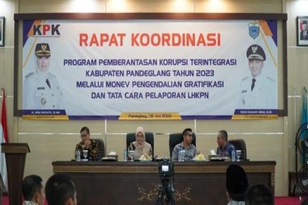 KPK RI Rakor Dengan Pemkab Pandeglang 