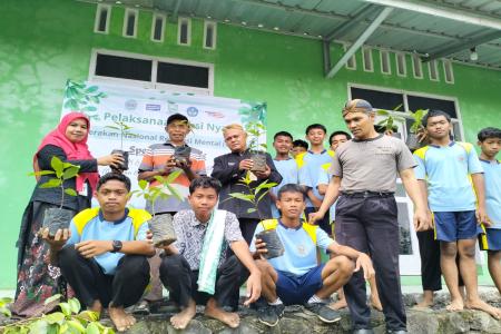 AKSI NYATA, PENANAMAN POHON DI LIN