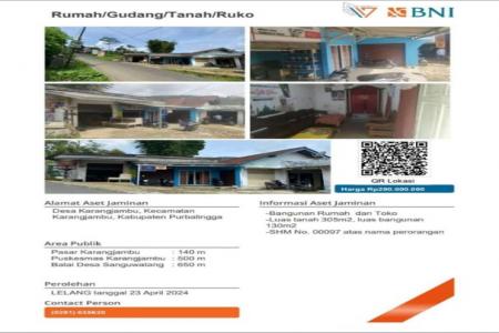 PARAH  BNI MAU LELANG DEBITUR KUR PADA