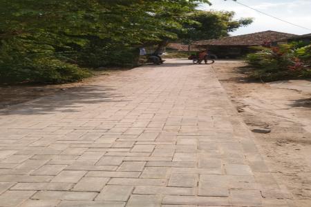 PEMBANGUNAN JALAN PAVING BLOK, TEL