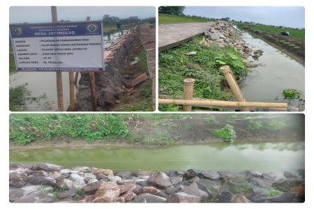 Pembangunan Talut Irigasi Desa Jatimul