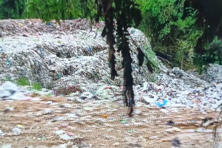 Bak Penampung Lindi Di TPSA Cihara Tid