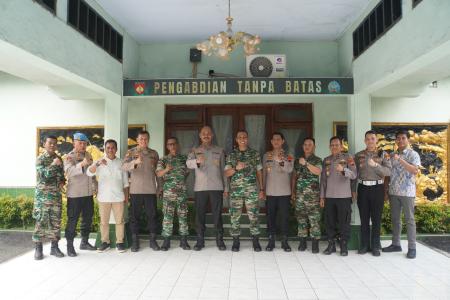 KAPOLRES KENDAL KUNJUNGI KODIM, PE