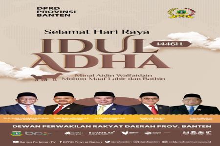 DPRD Provinsi Banten Mengucapkan Selam