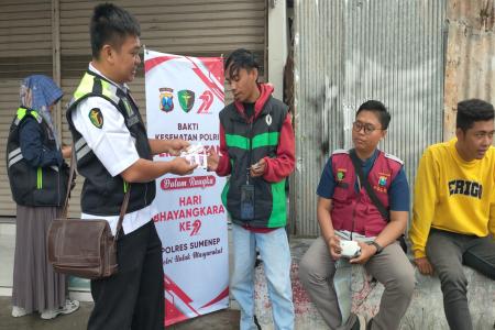 Polres Sumenep Gelar Bhakti Kesehatan 