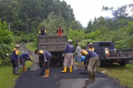 DPUPR UPTD PJJ LEBAK TANGANI KERUS