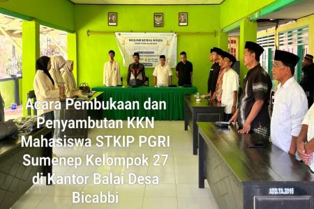 Pemdes Bicabbi Sambut Baik Kedatangan 