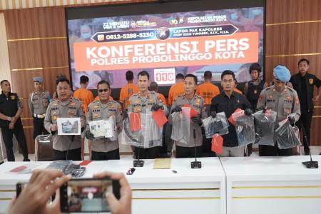 POLRES PROBOLINGGO KOTA AMANKAN TE