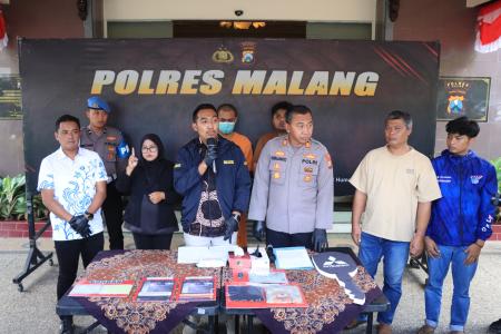 Kurang dari 24 Jam Polres Malang Berha