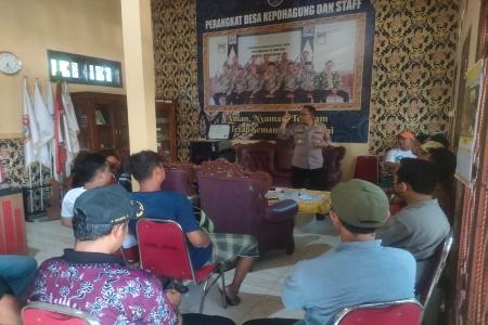 POLISI TENANGKAN WARGA KEPOHAGUNG,