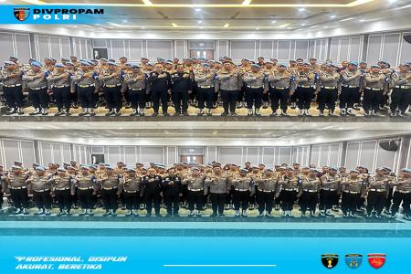 Kunjungan Danpuspomal ke Divpropam Pol