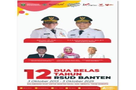 RSUD BANTEN RAYAKAN HUT KE-12, TEG