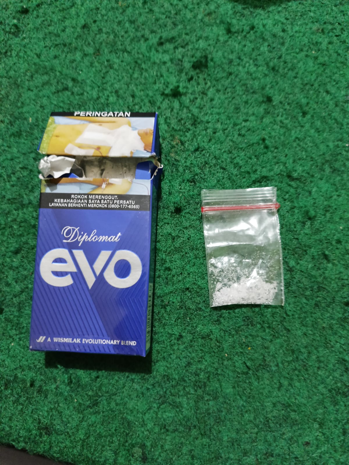 Polres Sumenep Amankan Pria di Guluk-Guluk, Sembunyikan Sabu dalam Bungkus Rokok